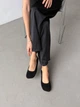 Женские балетки 39 25.5 см Чёрный 11538 - изображение 10