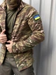 Теплая мужская тактическая флиска камуфляж военная армейская флисовая кофта куртка на молнии L - изображение 7