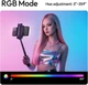 Портативне накамерне світло Ulanzi K20 RGB LED панель 20 Вт, 1800-9000K, CRI95+, 20 ефектів, 3300 мАг для блогерів L207 - зображення 6