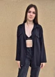 Сорочка жіноча Oversize подовжена ззаду Millet Moda Чорна 18165 XL (укр 50) - зображення 5