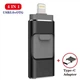 USB Флешка 4в1 512GB Type-C/Micro/Lightning/USB для телефона / компьютера iPhone/Android Черный - изображение 2