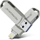 Флешка металлическая 2в1 256 ГБ USB-Lightning для Apple iPhone, iPad, iPod, компьютера Microdrive 256GB OTG - изображение 1