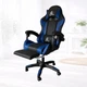 Геймерское кресло GAMER KO24GRAN Черно-синее с регулировкой наклона для работы и дистанционного обучения - изображение 1