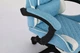 Комп'ютерне крісло Infini Core SkyFabric Blue з підставкою для ніг та ергономічною підтримкою, Синє - зображення 6