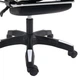 Ігрове крісло Master KO24B Black/White з анатомічною спинкою та регулюванням нахилу, чорно-біле - зображення 2