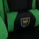 Игровое кресло Madrex EXT ONE черно-зеленое с регулируемой спинкой и эко-кожей - изображение 8