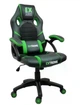 Крісло геймерське SERIES EX Green чорно-зелене з функцією розгойдування та подушками - зображення 6