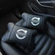 Набір шкіряних подушок Volvo + брелок у подарунок, Автоподушки Volvo з вишивкою - изображение 2