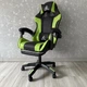 Компьютерное кресло GAMER KO24ZIEL Черно-зеленое, для работы, учебы и игр из экокожи - изображение 8