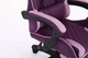 Компьютерное игровое кресло Infini Core Violet Comfort Pro с подставкой для ног для дома и офиса, Фиолетовое - изображение 5