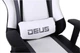 Игровое кресло DEUS Storm Черно-белое из экокожи с усиленной конструкцией и спинкой 75 см - изображение 7