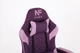 Компьютерное игровое кресло Infini Core Violet Comfort Pro с подставкой для ног для дома и офиса, Фиолетовое - изображение 6