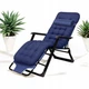 Шезлонг IdealGarden CT-SF02-BL-B с матрасом и подголовником, синего цвета - изображение 3