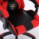 Игровое кресло Madrex EXT ONE RED черно-красное с эко-кожей и регулировкой спинки - изображение 8
