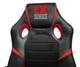 Геймерское кресло Extreme EX Red, Черно-красное из эко-кожи и регулировкой высоты - изображение 2