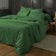 Простынь на резинке MirSon Mikrosatin Premium №16-0237 Foliage 120x200x25 см (2200006411567) - изображение 4