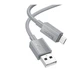 Кабель USB Hoco X107 Micro 2.4A Сірий - зображення 1