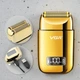 Электробритва VGR V-338 Gold шейвер двойное лезвие LED-дисплей защита от влаги - изображение 3