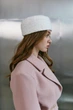 Шляпа таблетка с букле GLEAM белая размер S - изображение 5