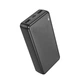 УМБ Power Bank Borofone BJ55A Graceful 20000 mAh/10W (2xUSB) вхідні інтерфейси USB/MicroUSB, USB/Type C Black - зображення 1