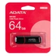 Флешка ЮСБ A-Data AUV 150 64Gb, USB Flash Drive 3.2 пам'ять 64Гб Чорний - зображення 2