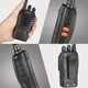 Комплект рацій Baofeng 4 шт з навушниками, 16 каналів, акумуляторні, UHF 400–470 МГц, CTCSS/DCS, ліхтарик, чорні - зображення 7