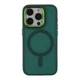 Чохол Premium TPU+PC Space Magnetic Color with Magsafe для iPhone 15 Pro Max Green - зображення 1