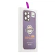 Чохол-накладка скляний матовий із захистом камери Matte AG-Glass для iPhone 14 Max Dark Purple - зображення 4