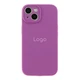 Чохол Silicone Case Full Size with Frame для iPhone 15 43.Grape - изображение 1