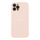 Чохол Silicone Case Full Size with Frame для iPhone 12 Pro Max 81.Chalk Pink - изображение 1