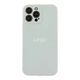 Чохол Silicone Case Full Size with Frame для iPhone 13 Pro Max 26.Mist Blue - изображение 1