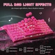 Механическая проводная клавиатура Attack Shark R82 HE Pink Contours 75 RGB USB C Magnetic Hall Effect 8000 Hz Hot Swap PBT Double Shot - изображение 5