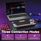 Игровая механическая клавиатура AULA S75 Pro Black-Pink, 75%, RGB, USB‑C/2.4 GHz/Bluetooth, Hot‑Swap, Gasket‑Mount - изображение 5