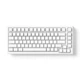 Ігрова дротова клавіатура Akko TAC75 HE WHITE 75 RGB, USB‑C, Hall Effect, PBT кейкапи, Rapid Trigger - зображення 2