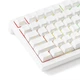 Ігрова дротова клавіатура Akko TAC75 HE WHITE 75 RGB, USB‑C, Hall Effect, PBT кейкапи, Rapid Trigger - зображення 5