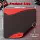 Игровая поверхность Attack Shark CM02 Black/Red Contour, большой формат 450×400 мм, ткань/резиновая основа, 4 мм - изображение 9