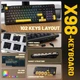 Игровая механическая клавиатура Attack Shark X98 Black, 102 клавиши, RGB, USB‑C/2.4 GHz/Bluetooth, Hot‑Swap, Blueberry Switch, Gasket‑Mount - изображение 2