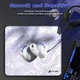 Игровая поверхность Attack Shark CM02 White Contour, большой формат 450×400 мм, ткань/резиновая основа, 4 мм - изображение 3