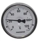 Термометр котла Pakkens (D63 мм / 0-120°C / со штуцером L48 мм), смар136 - изображение 1