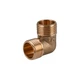 Кутник 1/2″ ЗЗ латунний LL332S OPTIMUM - зображення 1