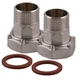 Комплект штуцерів 1″х3/4″ВЗ нікельований NU543B OPTIMUM - изображение 2