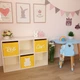Стеллаж для игрушек и книг на 6 ячеек Gap ST6 White-Yellow - изображение 1