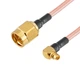 Пигтейл переходник SMA male – MMCX (20 см) для антенн, Wi-Fi, 4G, GPS - изображение 2