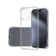 Прозрачный ударопрочный силиконовый чехол для iPhone 16 Pro Max - изображение 2