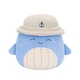 М'яка іграшка Squishmallows – Синій кит Самір у панамі (19 cm) - зображення 1