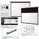 Проекційний екран GrandView CB-MP77 16:9 WM5 моторизований 77" 170x96см настінний стельовий - зображення 14