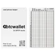 Мнемонічний планшет Lapua Seed phrase keeper, з логотипом Btcwallet 24 BIP39 слів 2шт (LSPKLBTCW) - изображение 3