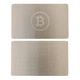 Метал для зберігання сід-фрази Bitcoin Mini Plate, пластина 1шт 55x90мм + гравірувальна ручка - изображение 4