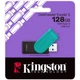 USB флеш накопитель Kingston 128GB DataTraveler Exodia S Black/Turquoise USB 3.2 - изображение 4