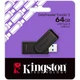USB флеш накопичувач Kingston 64GB DataTraveler Exodia S Black USB 3.2 - зображення 3